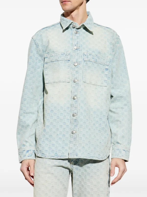 MISBHV Monogram シャツ | ブルー | FARFETCH JP