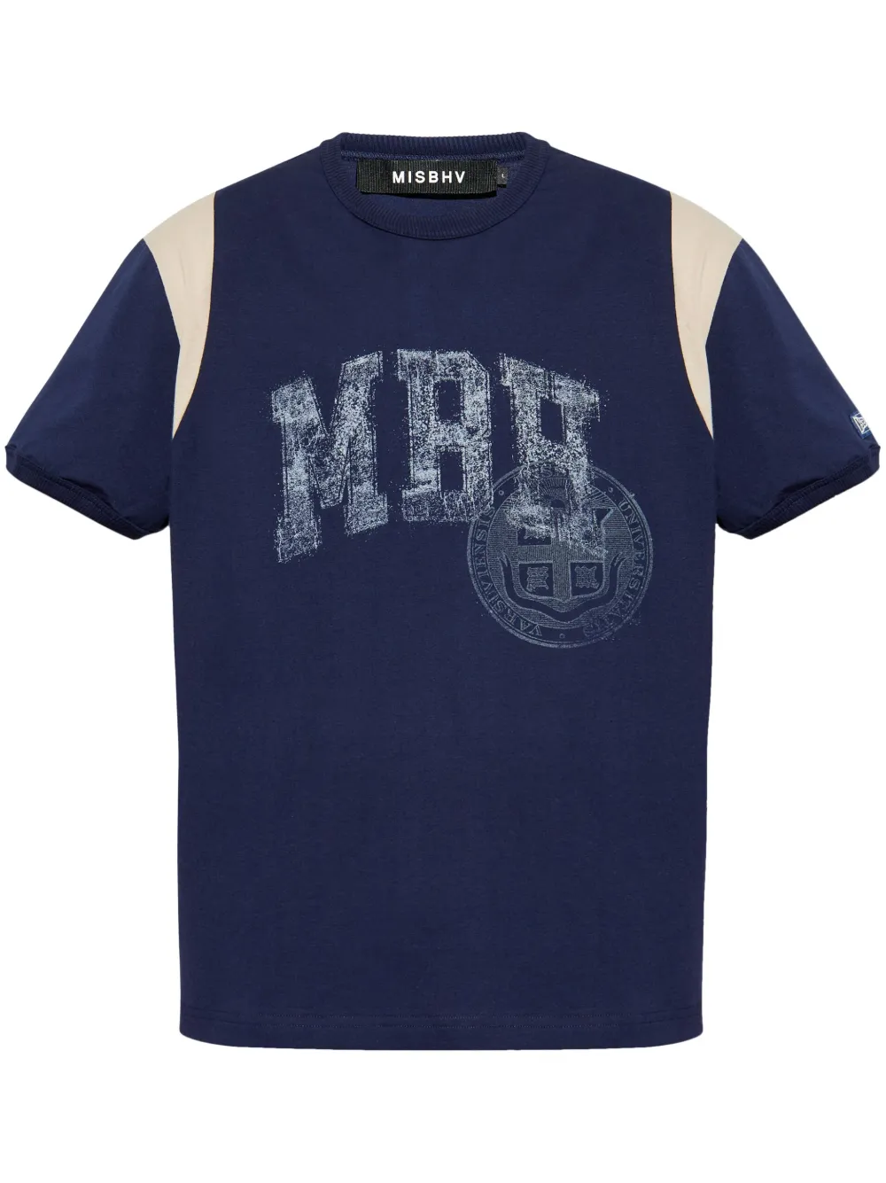 MISBHV MBH Teddy T-shirt Blauw