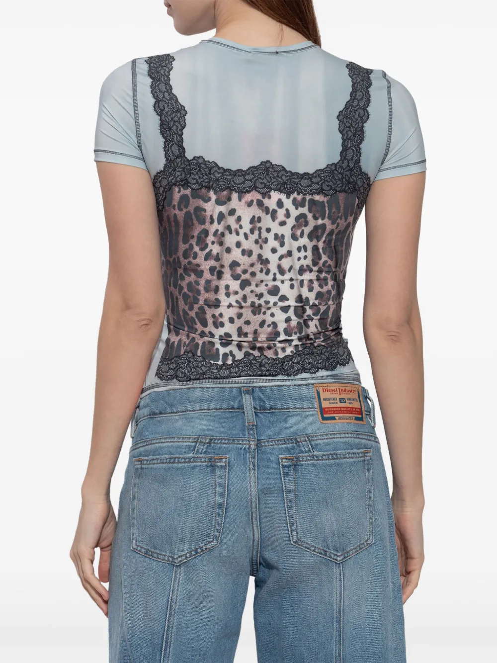 Diesel T-Ileni T-shirt Blauw