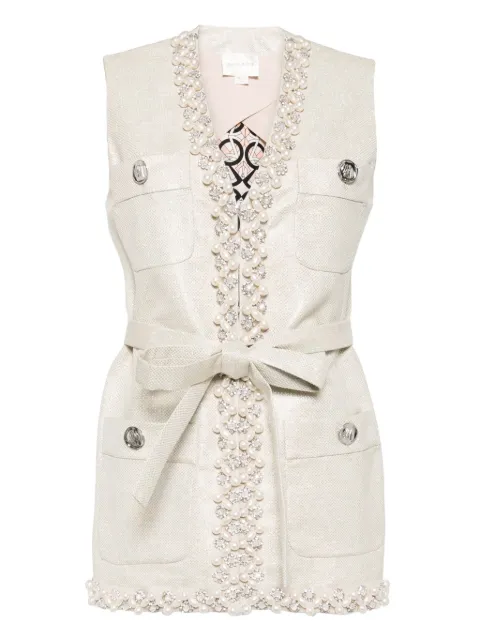 Zuhair Murad chaleco de tweed