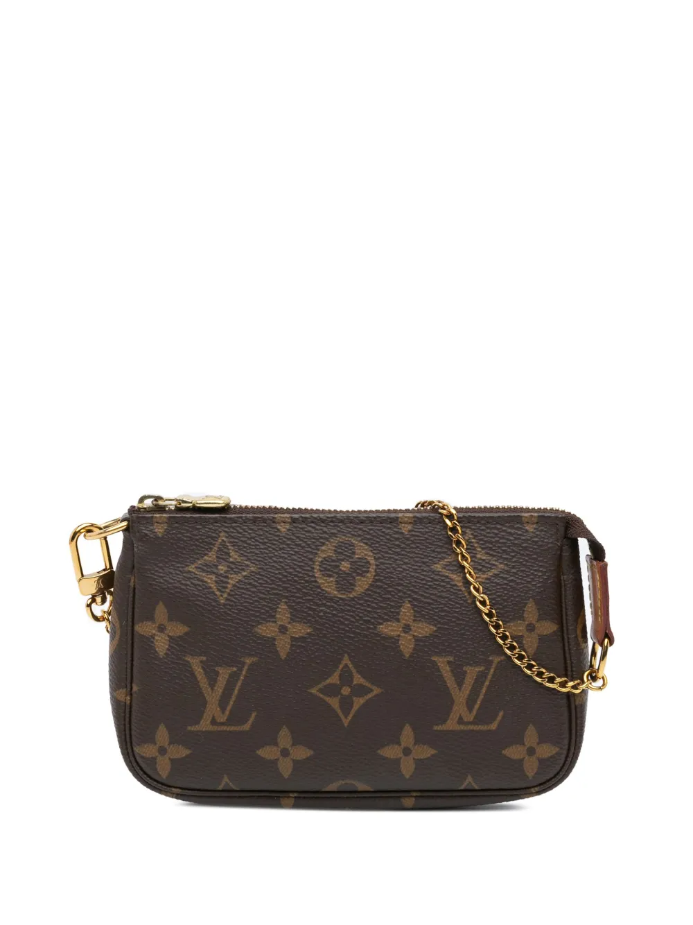 Louis Vuitton Pre-Owned 2020 モノグラム ミニ ポシェット アクセソワール ハンドバッグ - ブラウン Louis Vuitton Pre-Owned 2020 モノグラム ミニ ポシェット アクセソワール ハンドバッグ - ブラウン