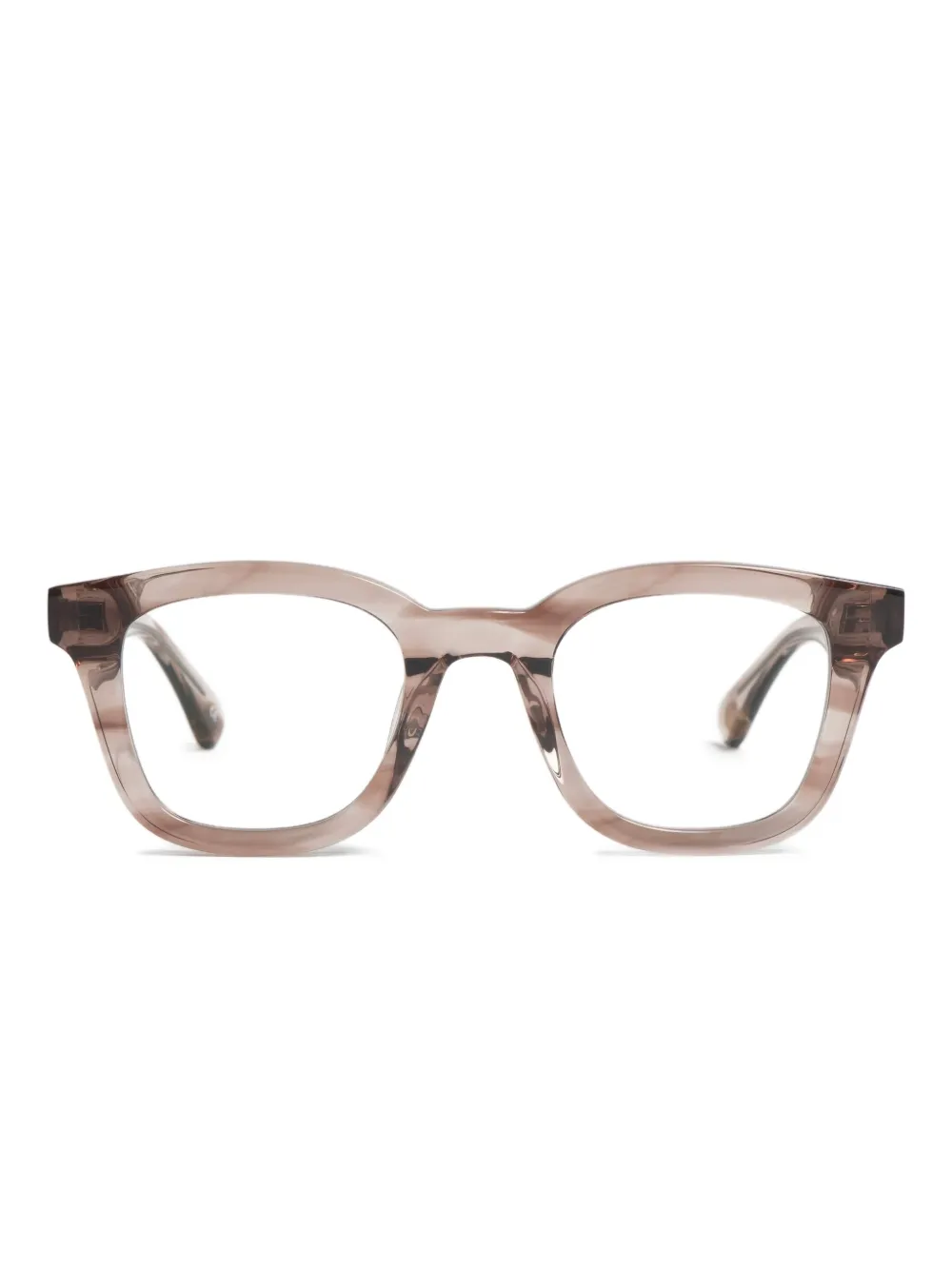 Peter & May Walk square-frame glasses | Neutrals | Image 1