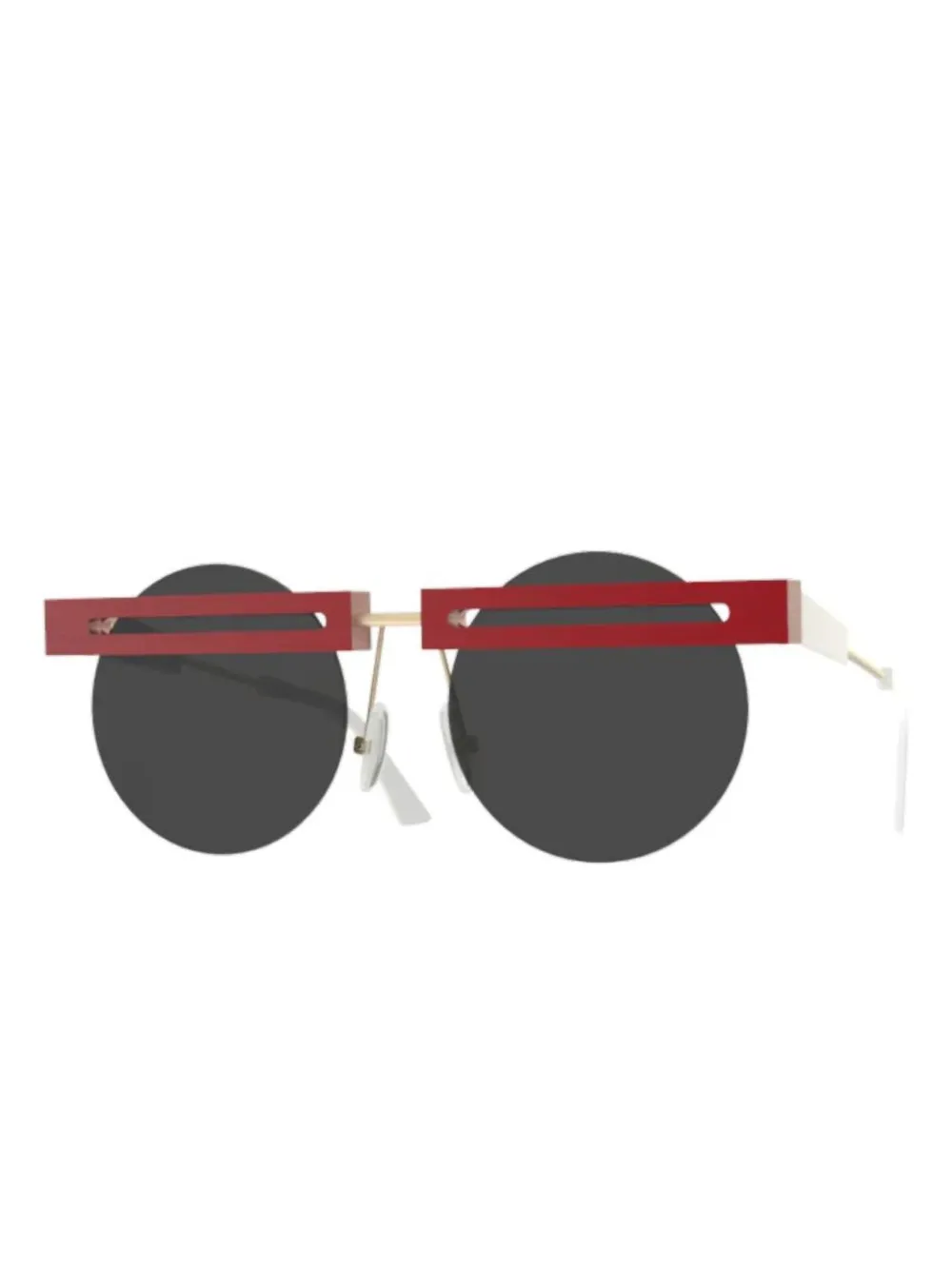 Gamine Harajuku round-frame sunglasses | Red | Image 1