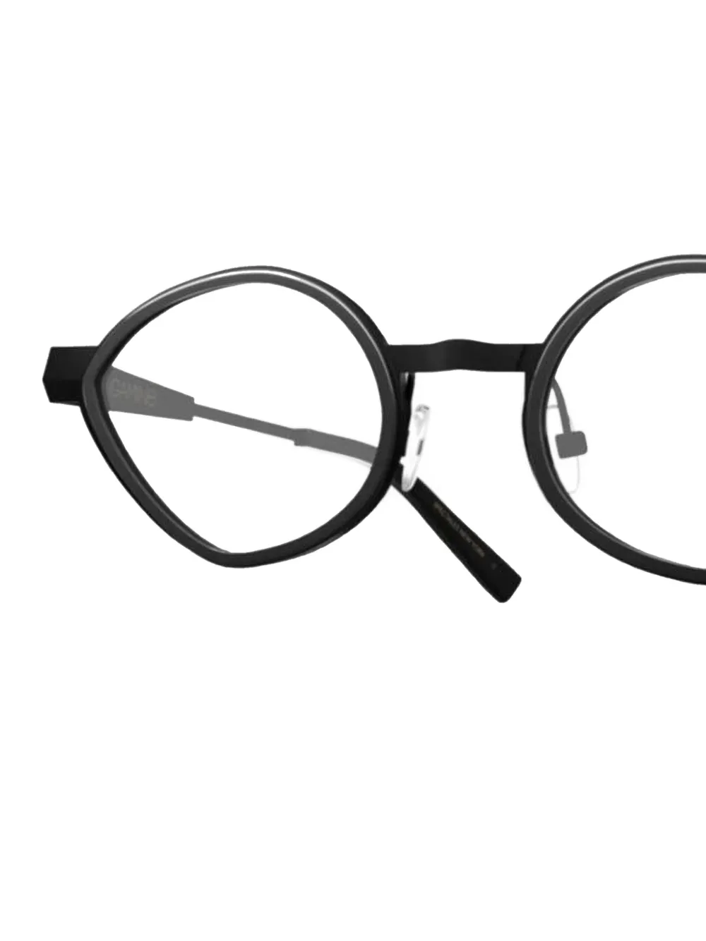 Gamine Jaffa geometric-frame glasses | Men | Image 2