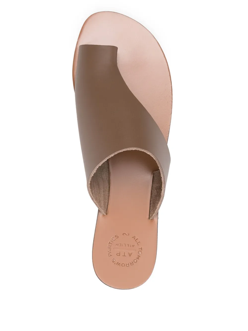 ATP Atelier Rosa flip flop Brown