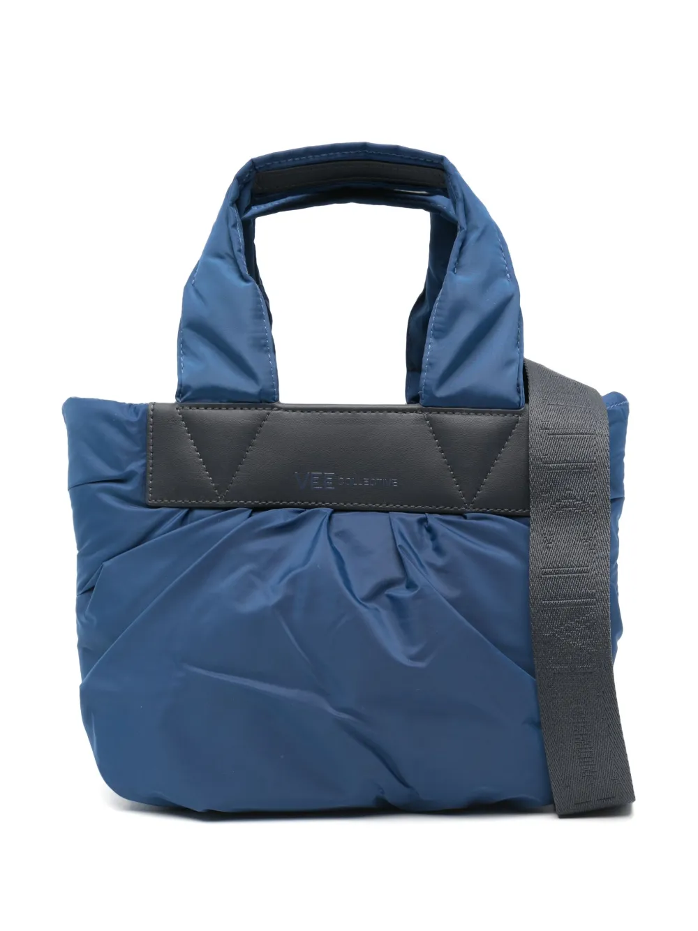 Veecollective Mini Caba Tote Bag In Blue