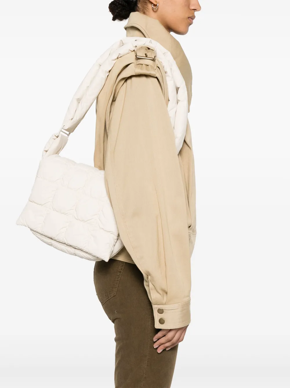 VeeCollective Porter messengertas - Beige