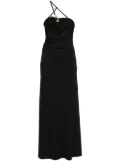 Christopher Esber stone-embellished maxi dress - Black