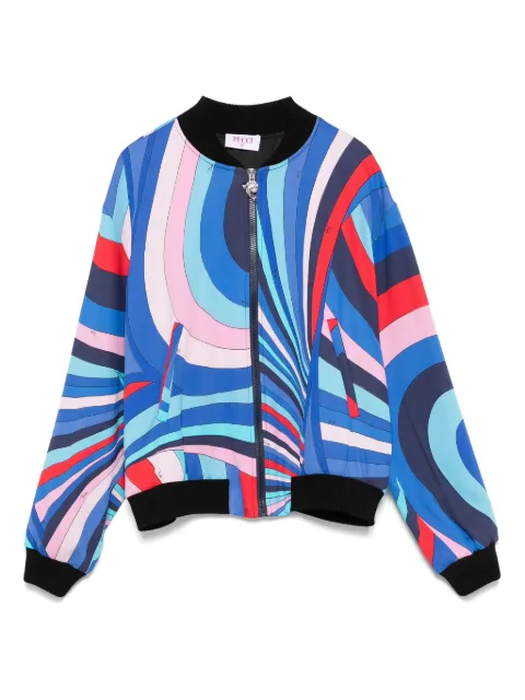PUCCI Junior chamarra con estampado Iride