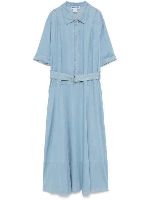 DKNY vestido midi con cintura caída