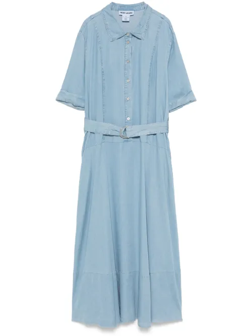 Robe mi-longue à taille basse - DKNY - Modalova