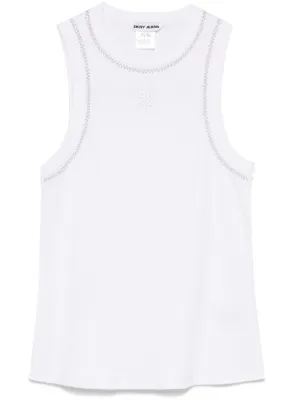 Stella McCartney chain-straps Tank Top | White | FARFETCH