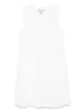 DKNY eyelet-detail sleeveless mini dress - White