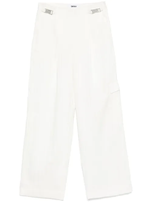 Pantalon en sergé à poches cargo - DKNY - Modalova