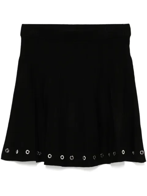 DKNY falda con detalle de ojales