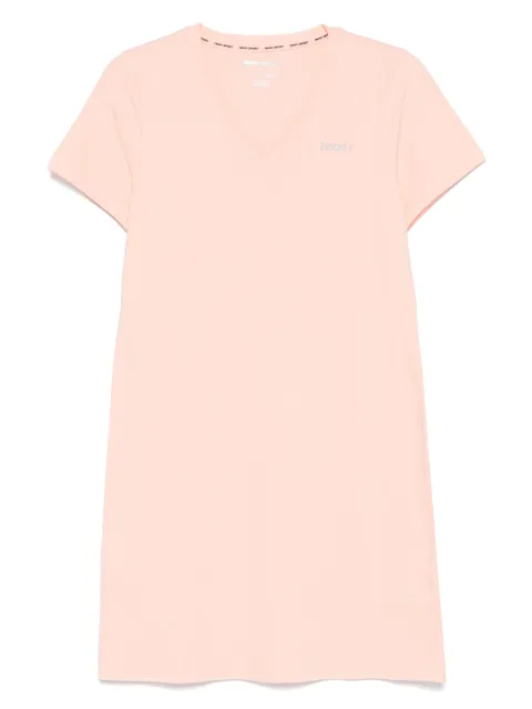 DKNY studded-logo mini dress