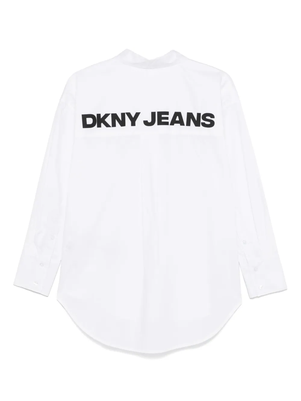 DKNY Blouse verfraaid met logo - Wit