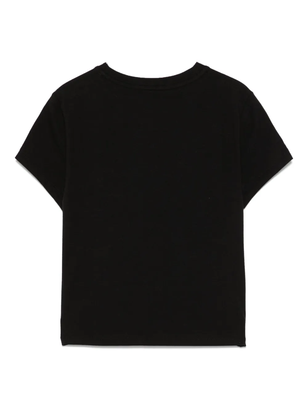 DKNY Cropped T-shirt met logo - Zwart