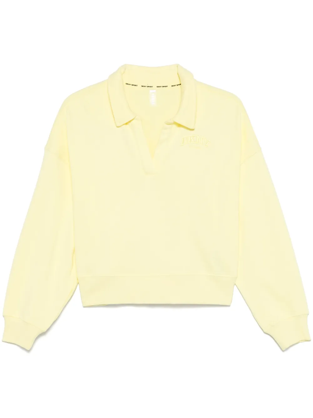 DKNY Cropped sweater Geel