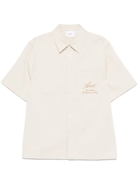 Axel Arigato logo-embroidered shirt