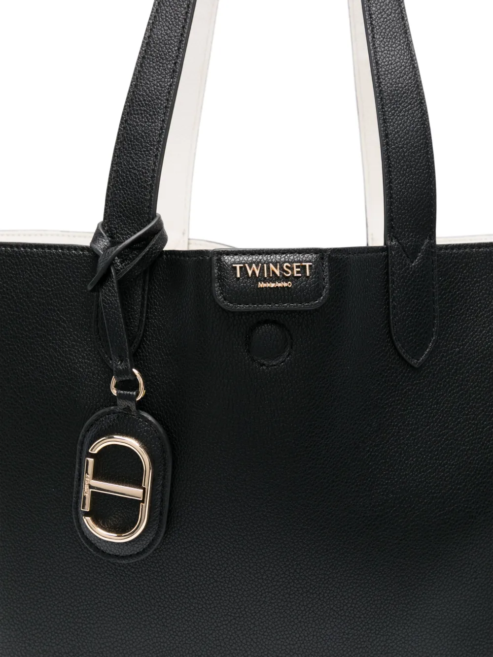 Twinset Everywhere Tote Bag In Schwarz