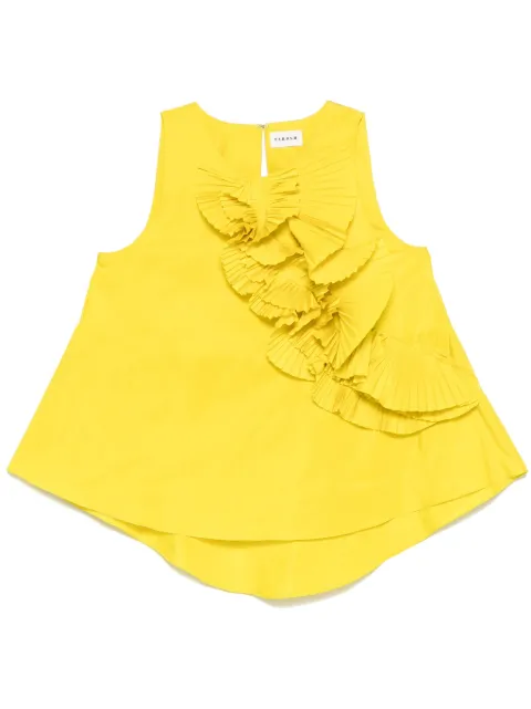 P.A.R.O.S.H. blusa con detalle de volantes