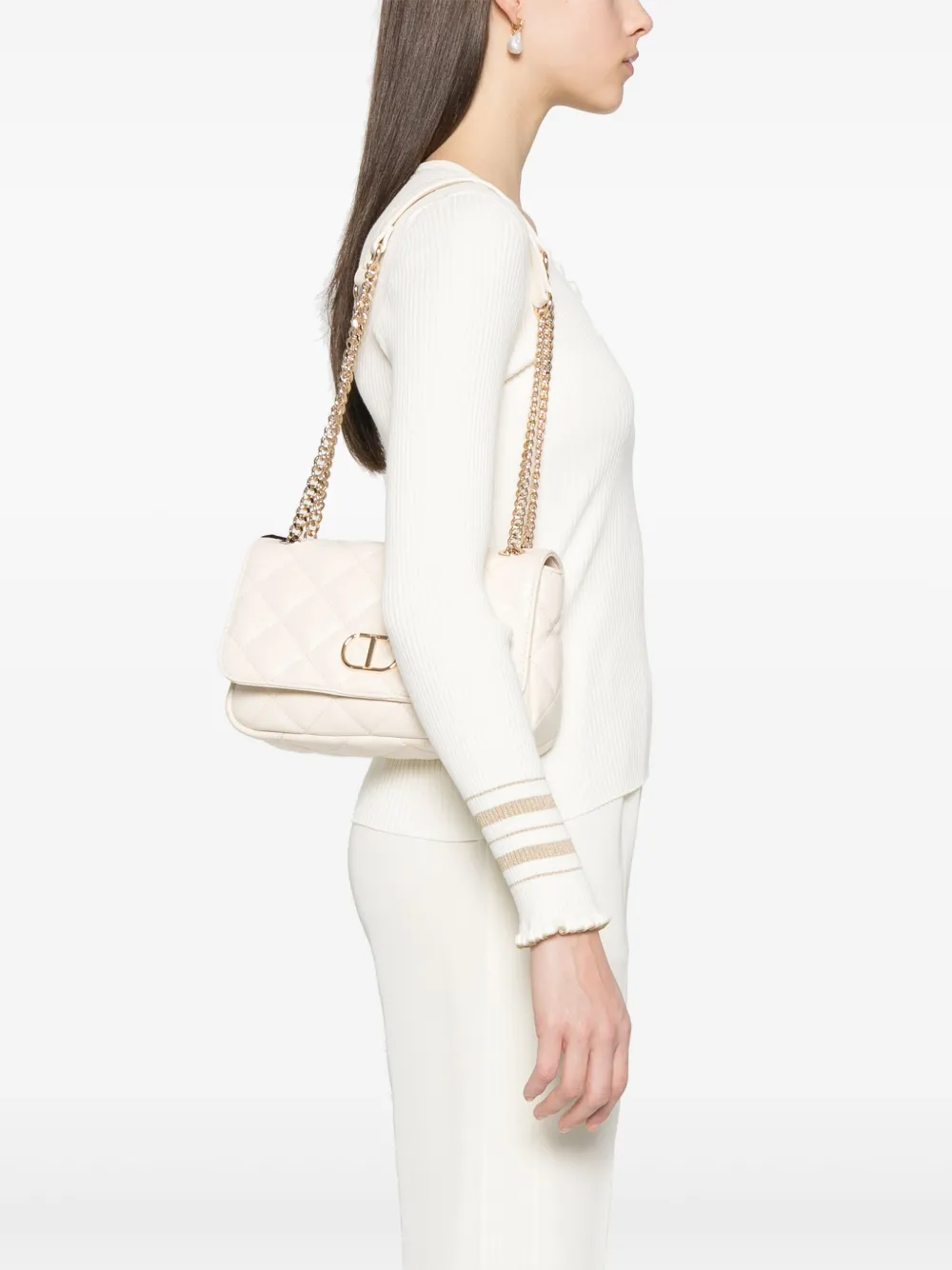 TWINSET Audrey crossbodytas - Beige