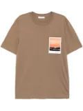 Helmut Lang pstcard T-shirt - Brown