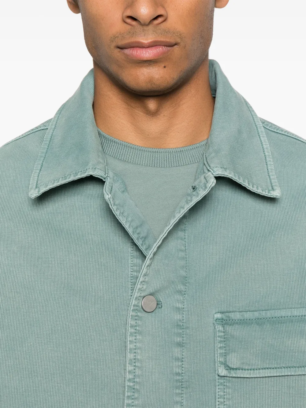 Emporio Armani Jack met gegraveerd logo Blauw