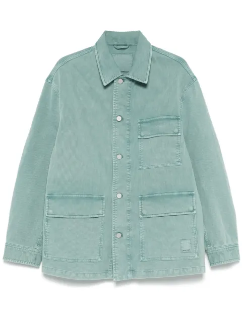 Emporio Armani logo-engraved jacket