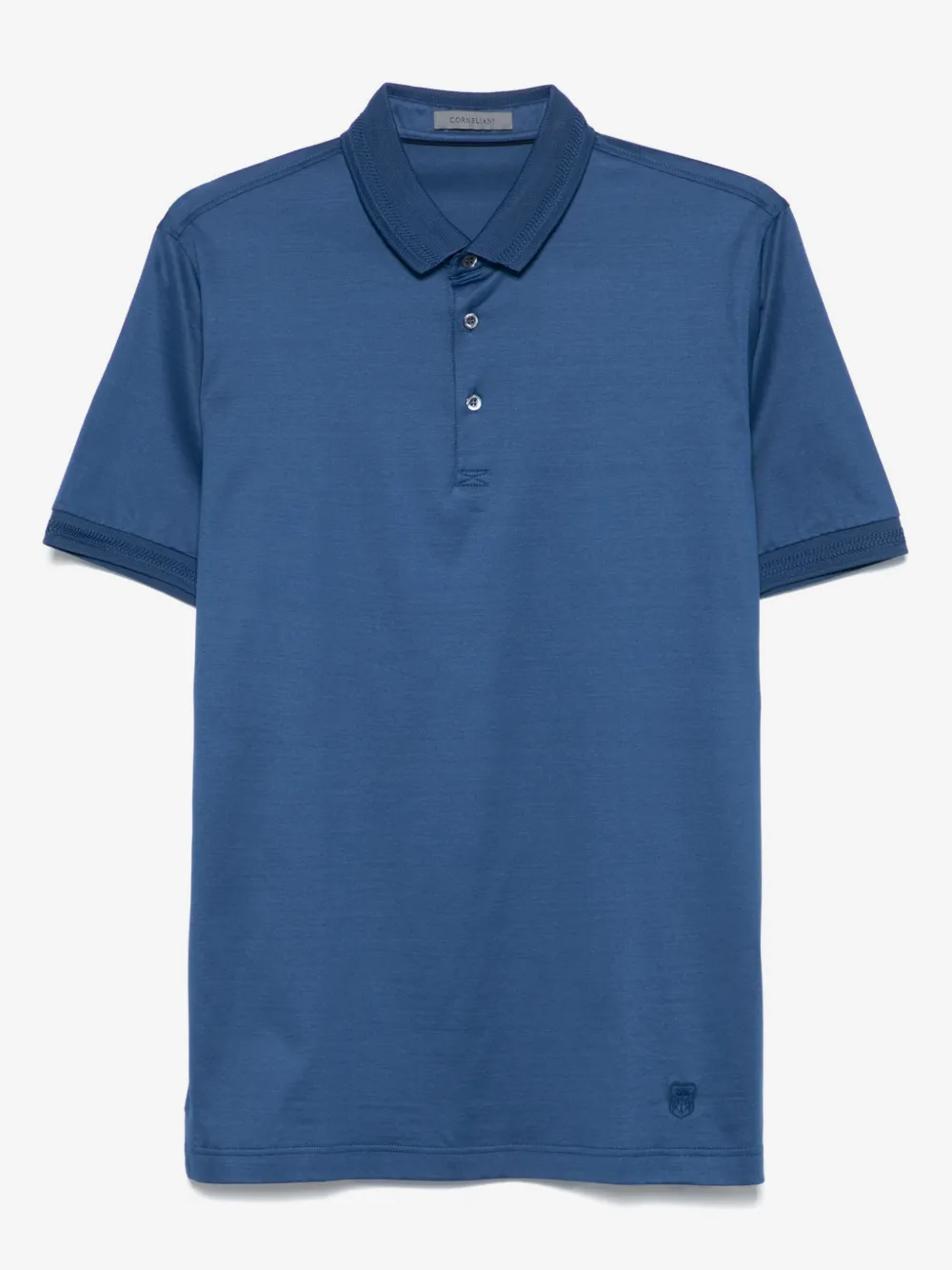 Corneliani jersey polo shirt | Blue | Image 1