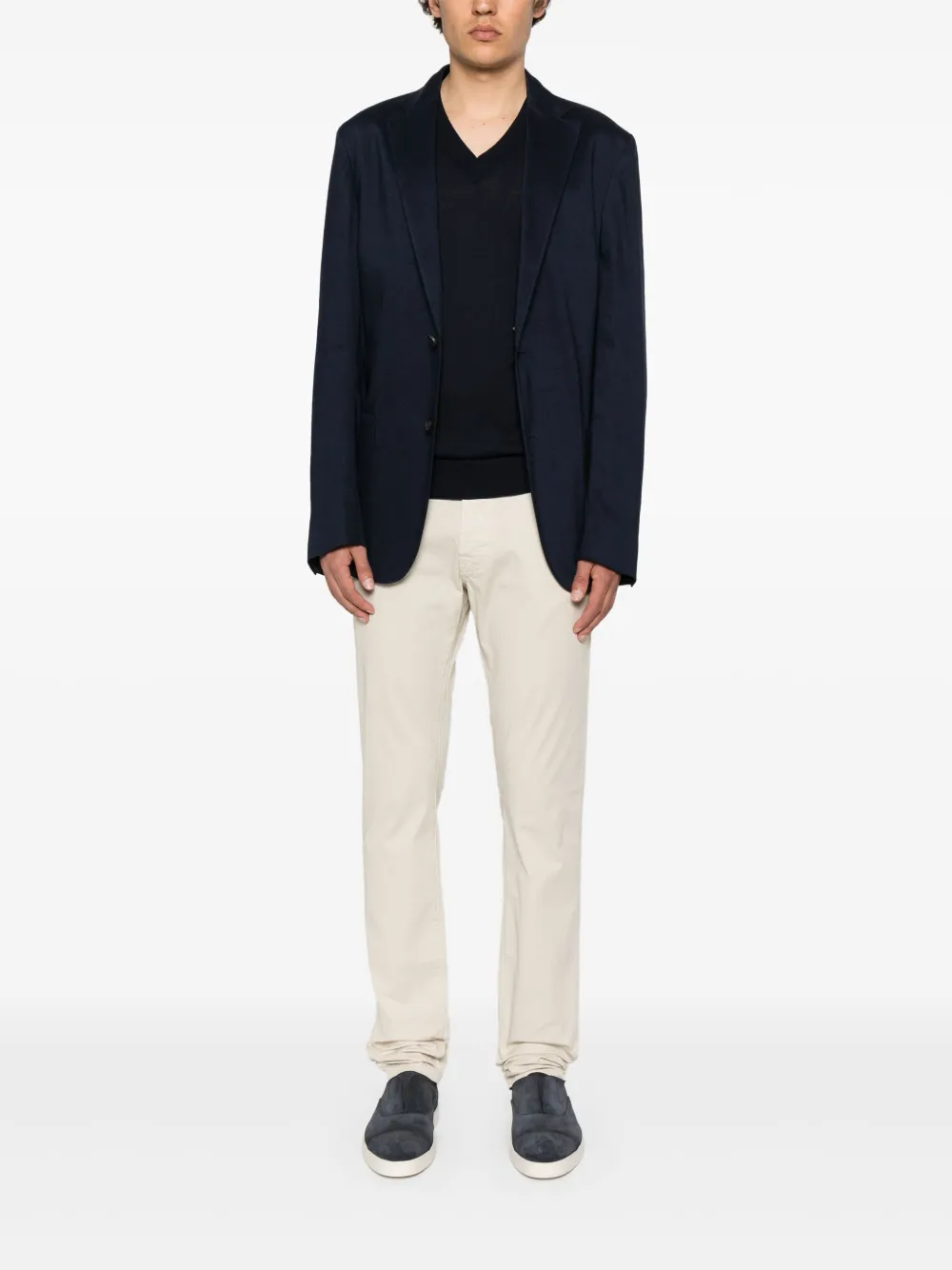 Corneliani Straight broek - Beige