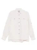 Corneliani linen shirt - Neutrals