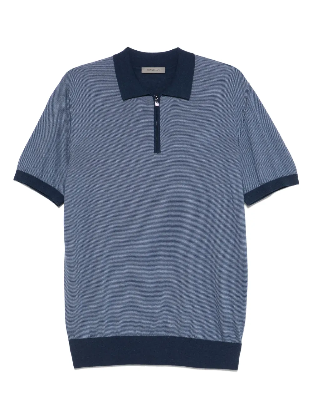 Corneliani playera tipo polo tejida | azul | Image 1