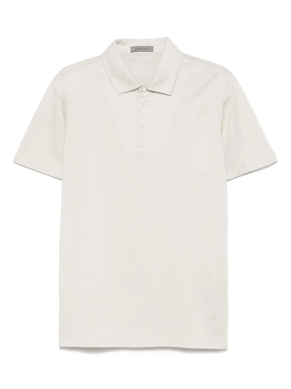 Corneliani Jersey poloshirt Grijs
