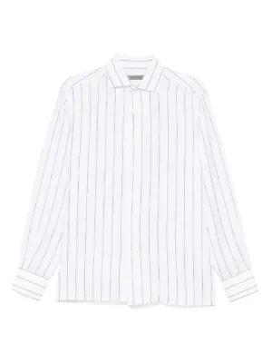 DRIES VAN NOTEN ストライプ シャツ | ホワイト | FARFETCH JP