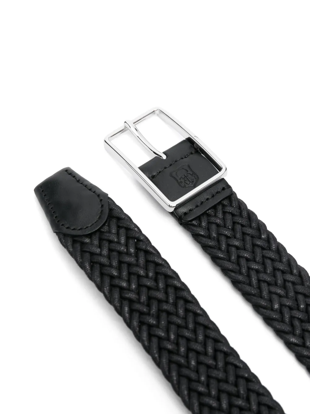 Corneliani Gevlochten riem - Zwart
