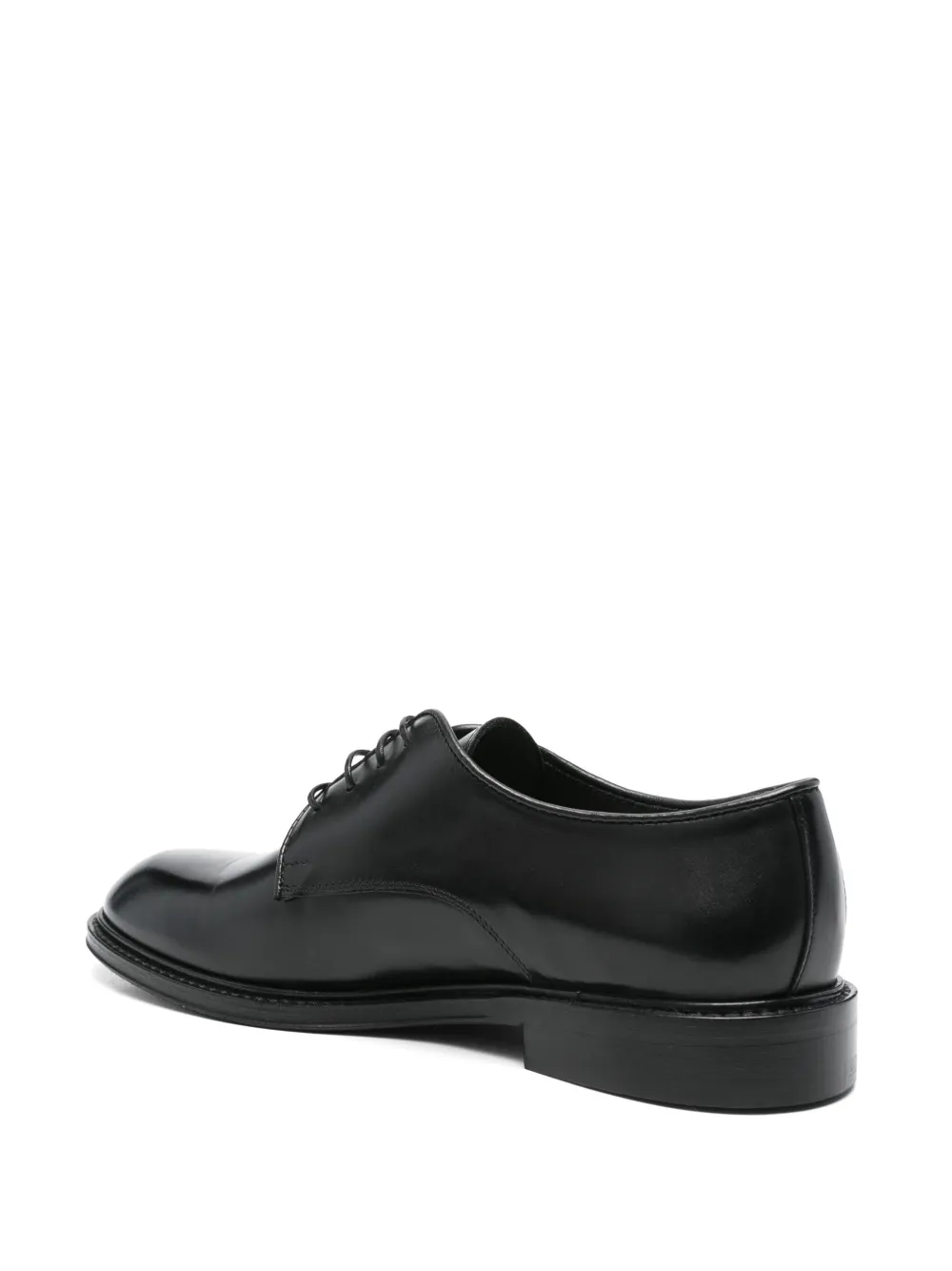 Corneliani leather derby shoes Black