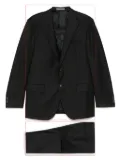 Corneliani virgin-wool single-breasted suit - Black