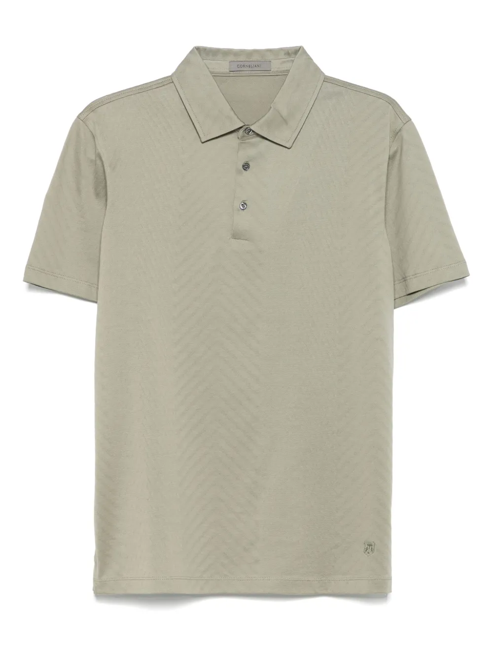 Corneliani Jersey poloshirt Grijs