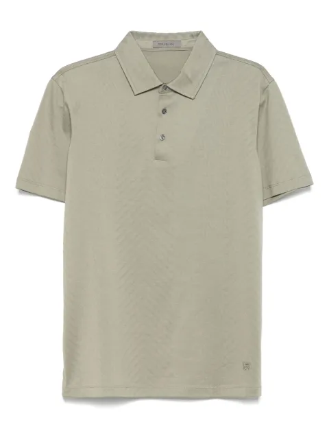 Corneliani playera tipo polo de tejido jersey