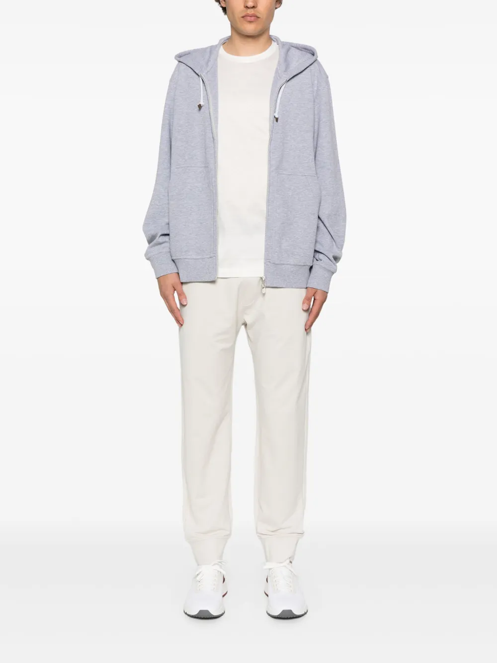 Corneliani Trainingsbroek met logopatch - Beige