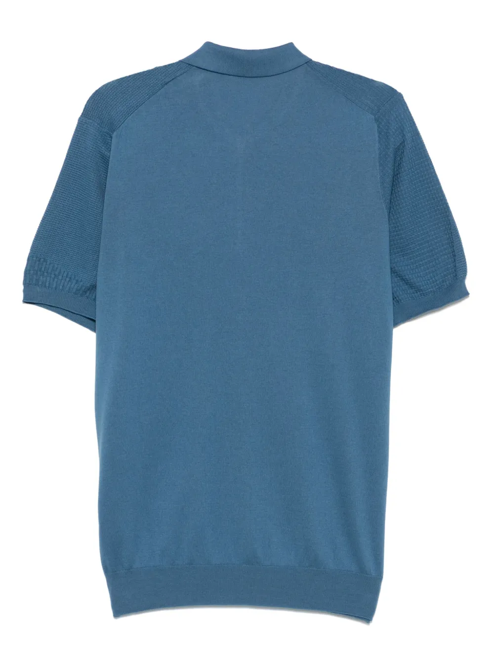Corneliani knit polo shirt - Blauw