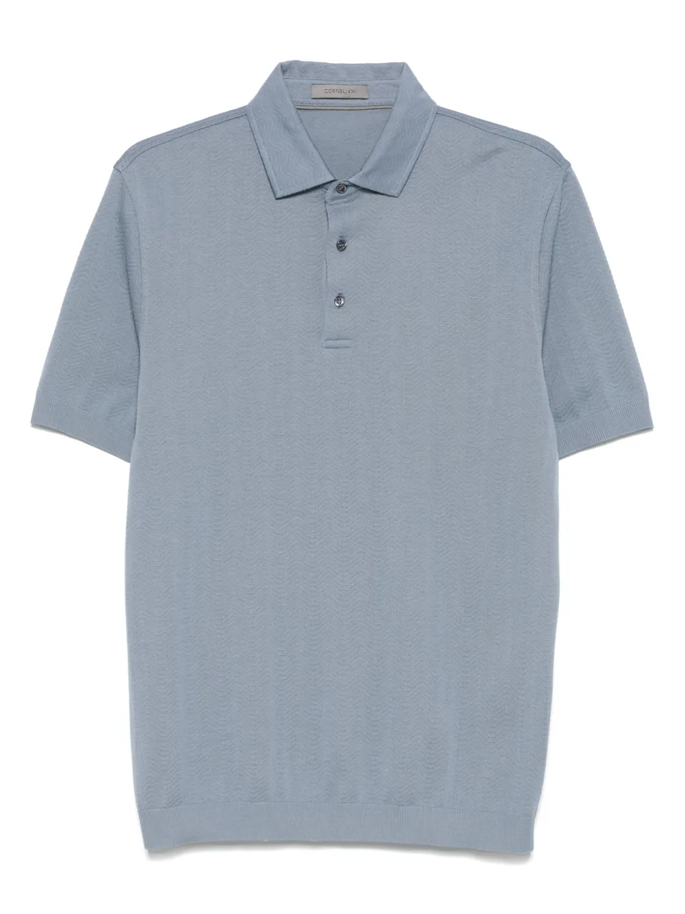 Corneliani Jersey poloshirt Blauw