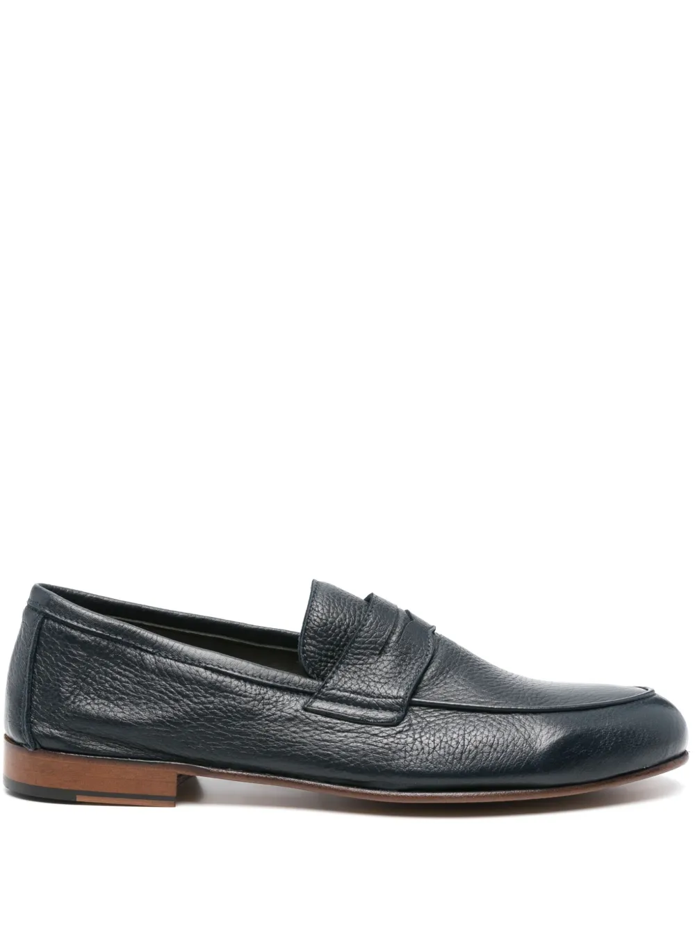 Corneliani leather loafers Blue