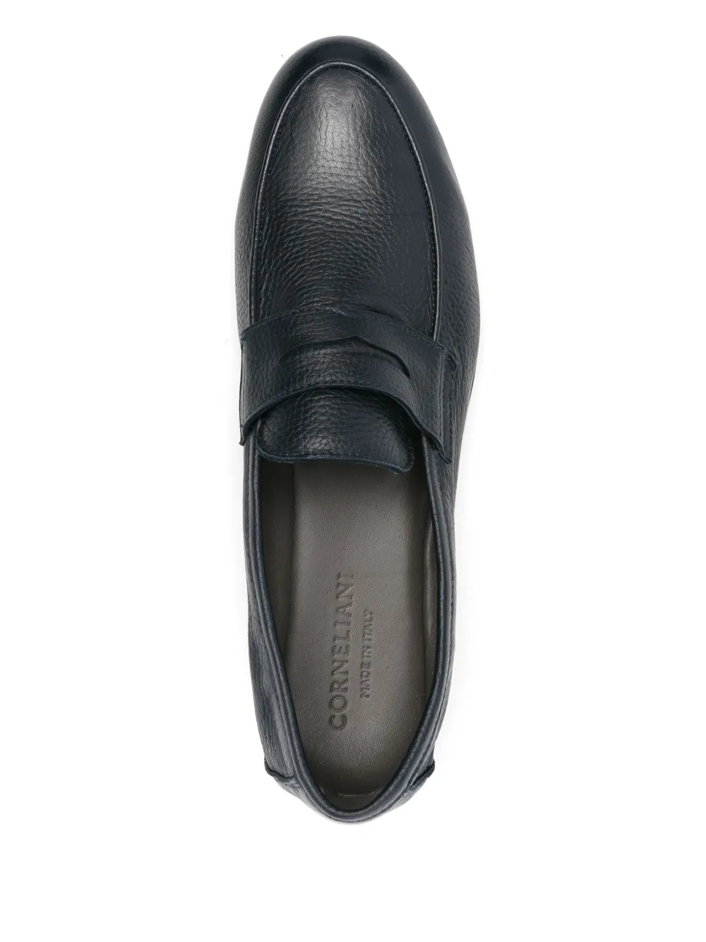 Corneliani leather loafers Blue