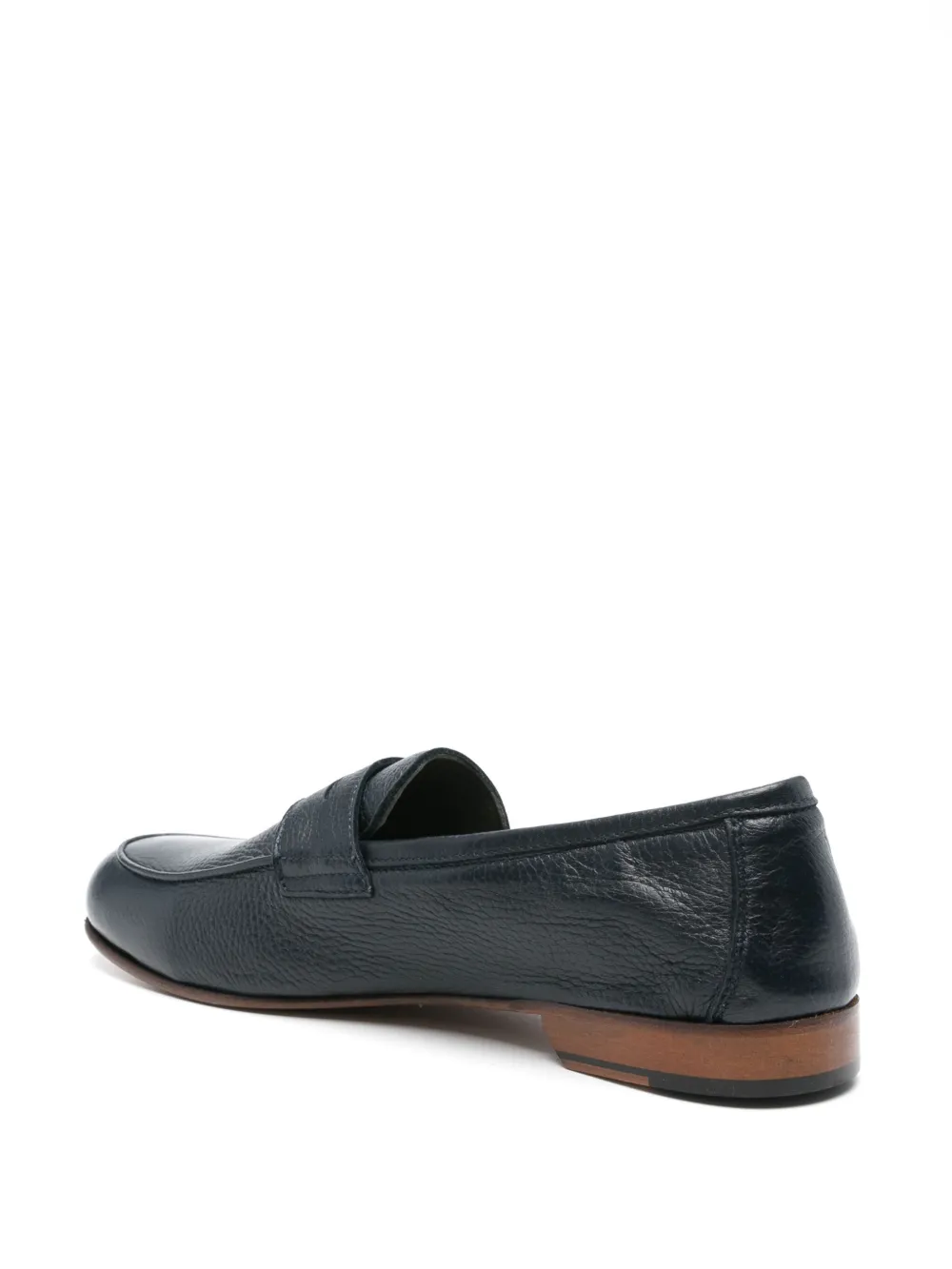 Corneliani leather loafers Blue