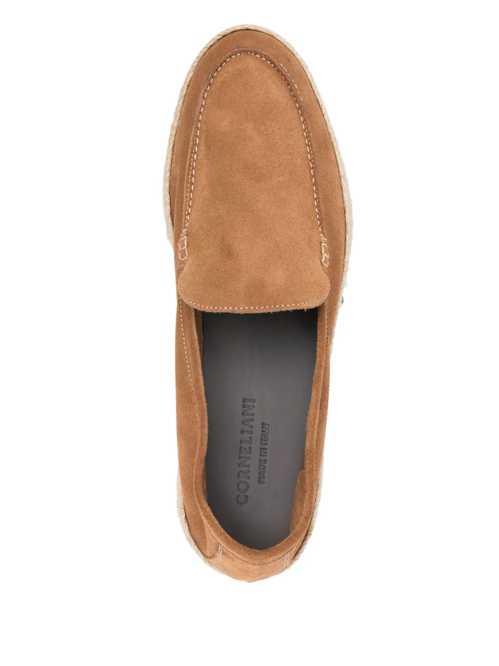 Corneliani suede loafers Brown