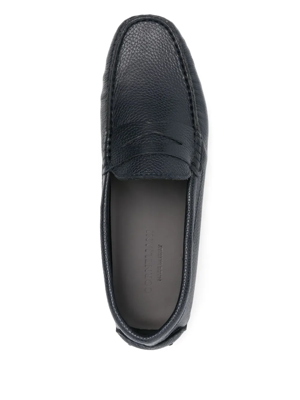 Corneliani leather loafers Blue