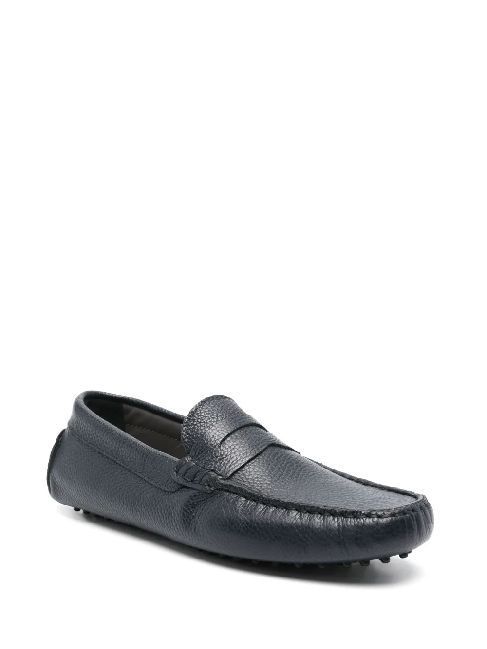 Corneliani leather loafers Blue